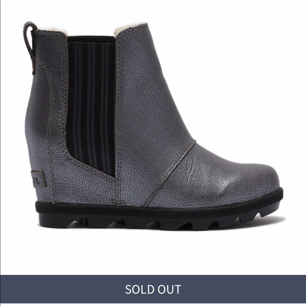 SOREL Joan of Arctic Wedge Chelsea Shearling Boot